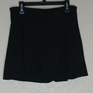 Fashion Nova Take Me To A Place Skort Black Size S